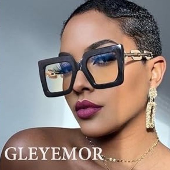 "Ali" oversized square sunglasses - Picture 1 of 8